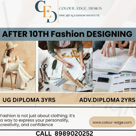 FASHION DESIGNING COURSES AFTER 10TH