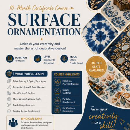 Surface Ornamentation (10 Months)